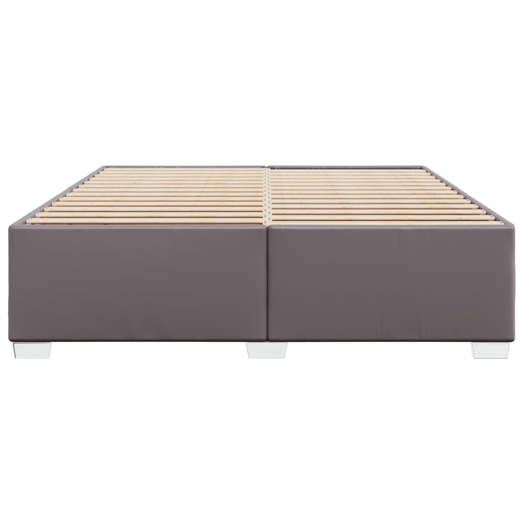 Okvir za krevet sivi 200x200 cm od umjetne kože