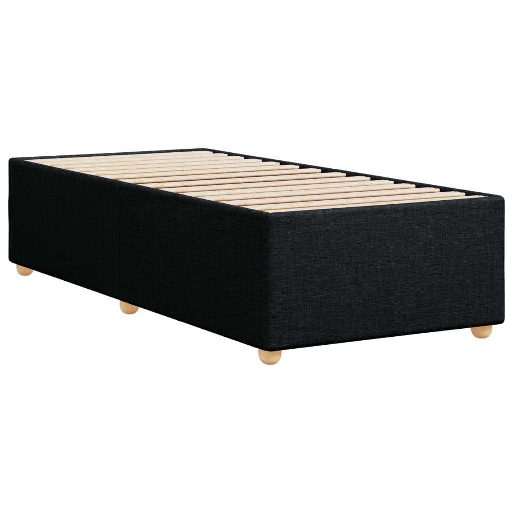 Okvir za krevet bez madraca crni 90x190cm od tkanine