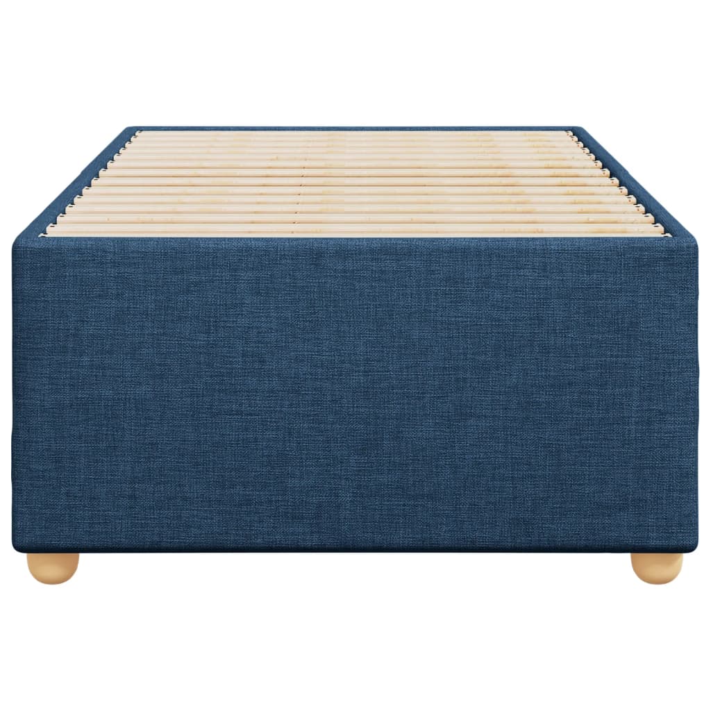 Okvir za krevet bez madraca plava 90x200cm od tkanine
