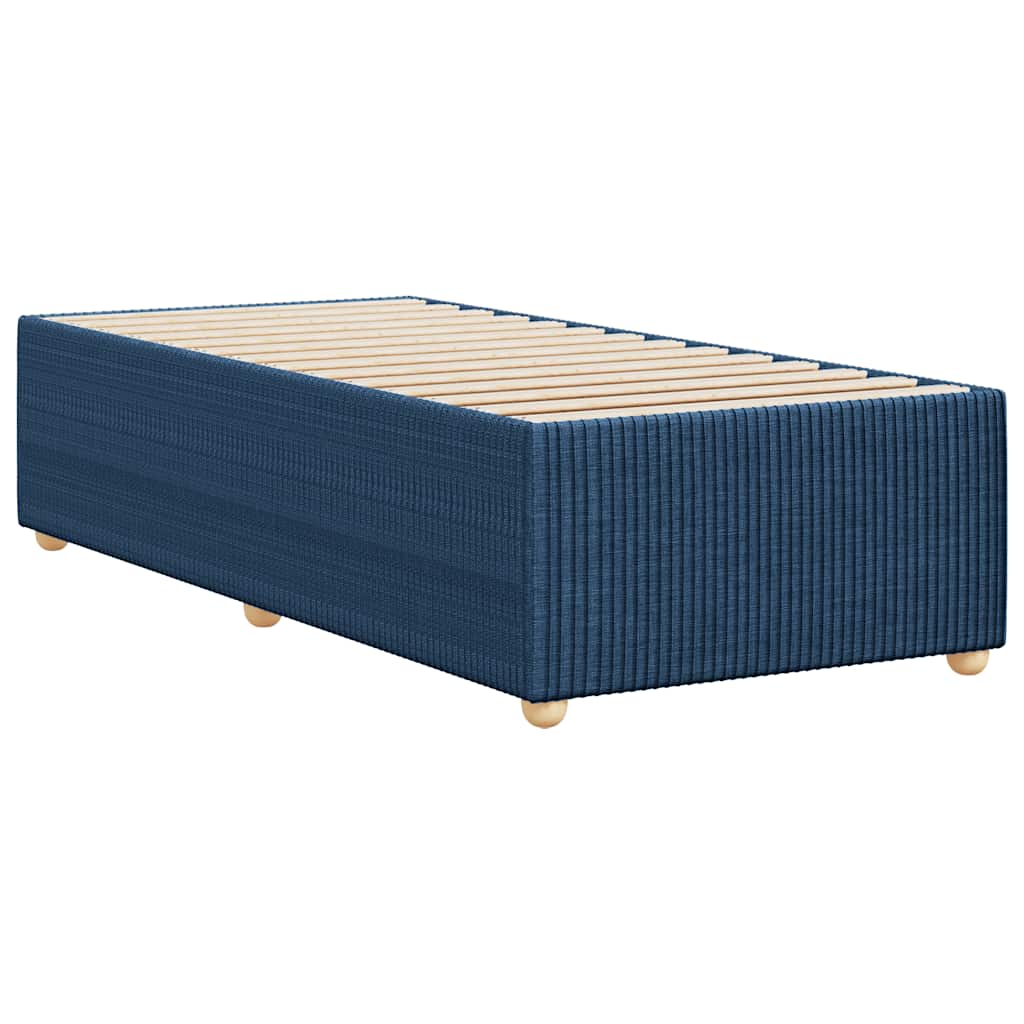 Okvir za krevet bez madraca plava 90x200cm od tkanine
