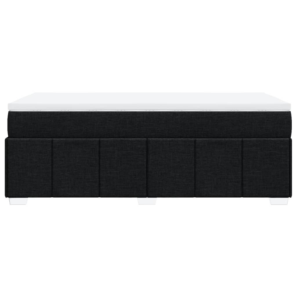 Box spring krevet s madracem crni 80 x 200 cm od tkanine