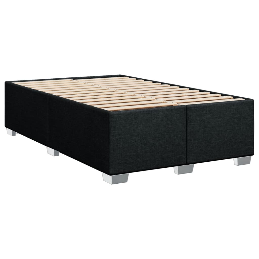 Box spring krevet s madracem crni 90x190 cm od tkanine