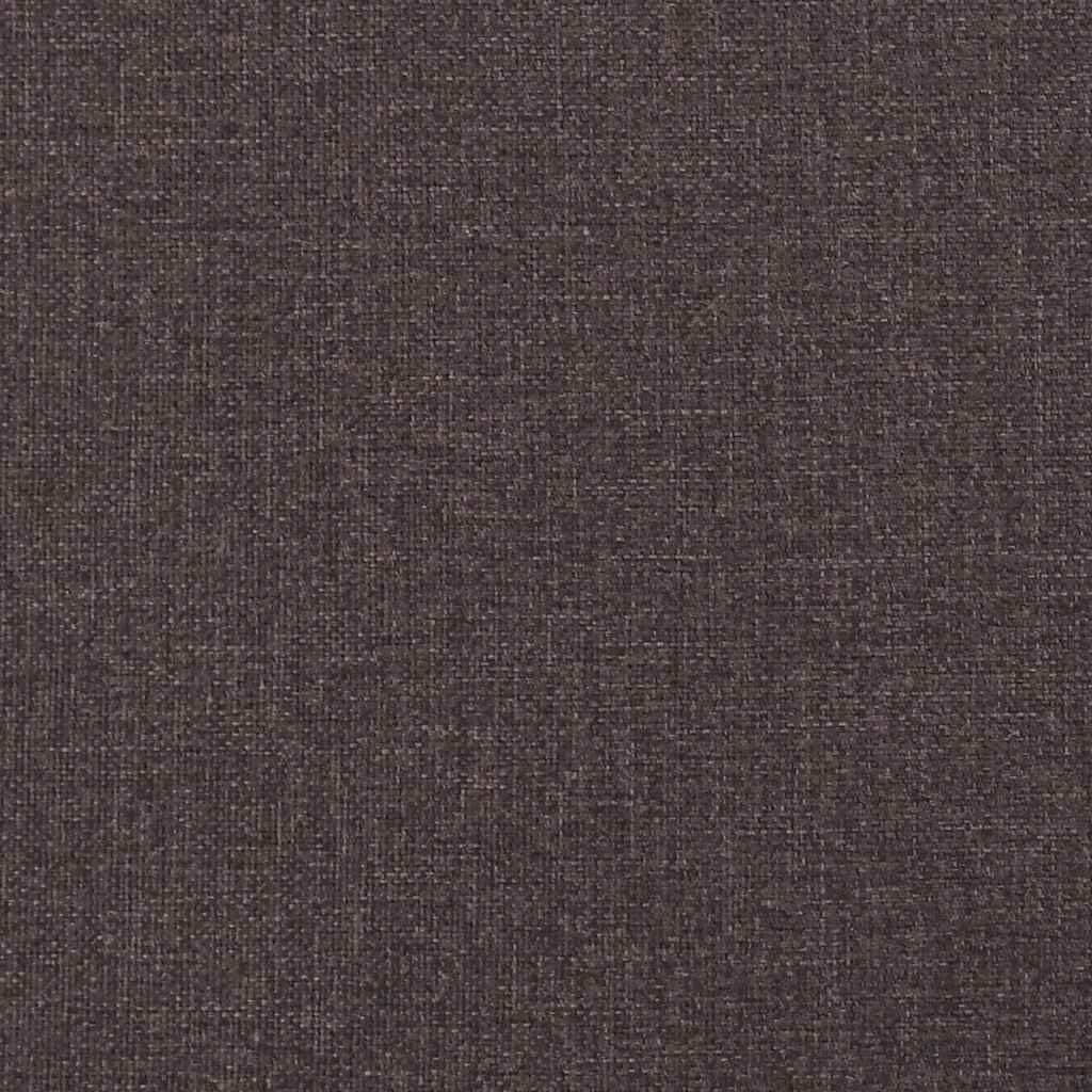 Krevet s oprugama i madracem tamnosmeđi 100 x 200 cm od tkanine
