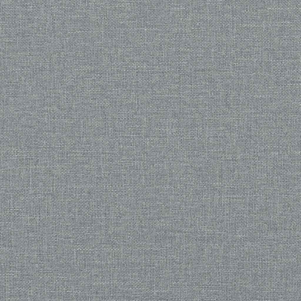 Krevet s oprugama i madracem svjetlosivi 180x200 cm od tkanine