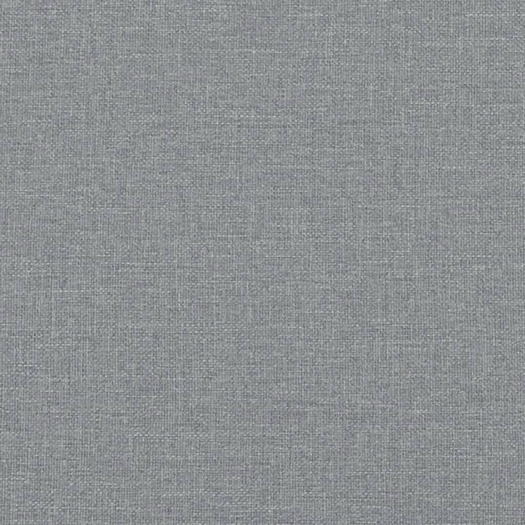 Krevet box spring s madracem svjetlosiva 160x200 cm tkanina