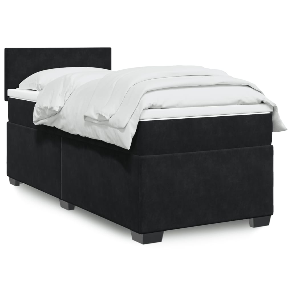 Box spring krevet s madracem baršunasti