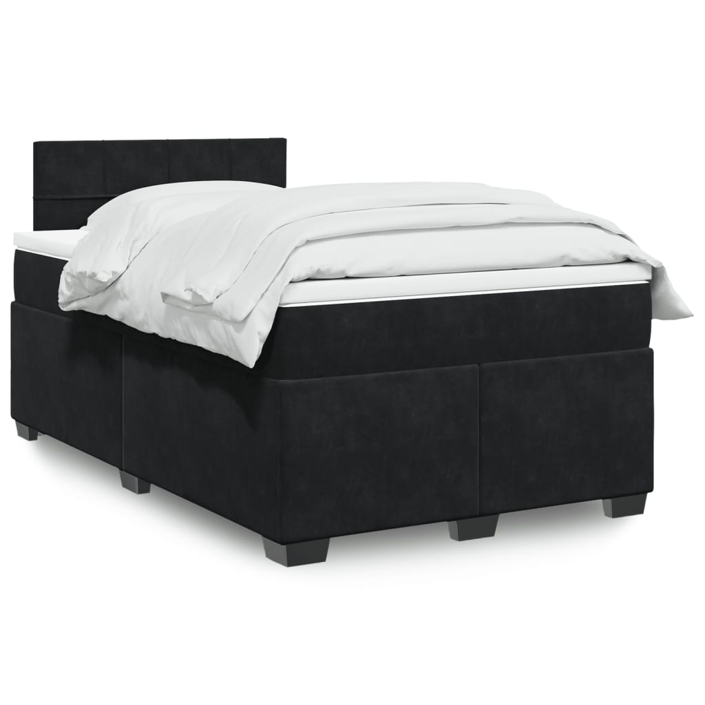 Box spring krevet s madracem baršunasti