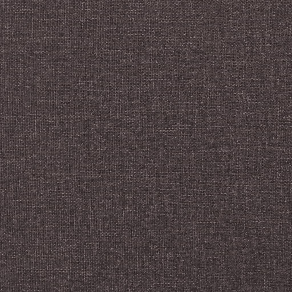 Krevet s oprugama i madracem tamnosmeđi 140 x 190 cm od tkanine