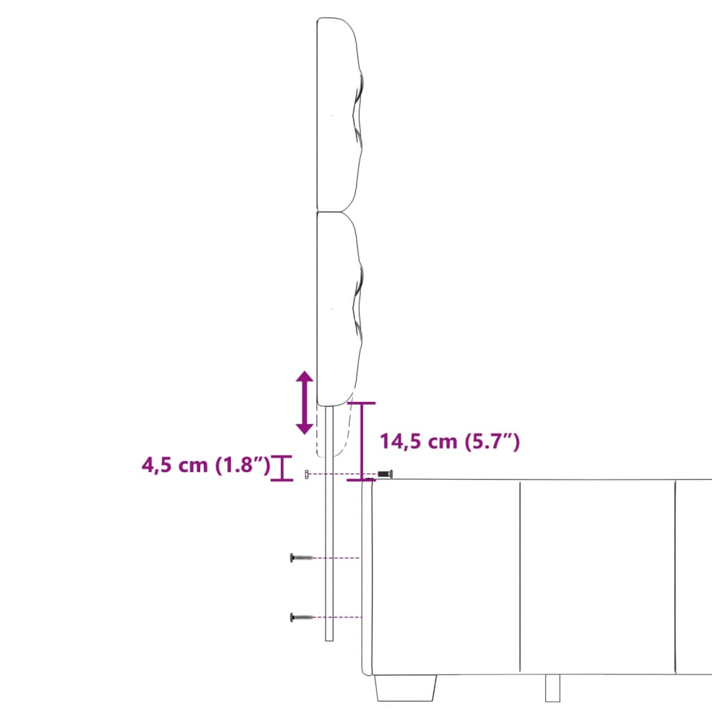 Krevet s oprugama i madracem krem 140 x 190 cm od tkanine
