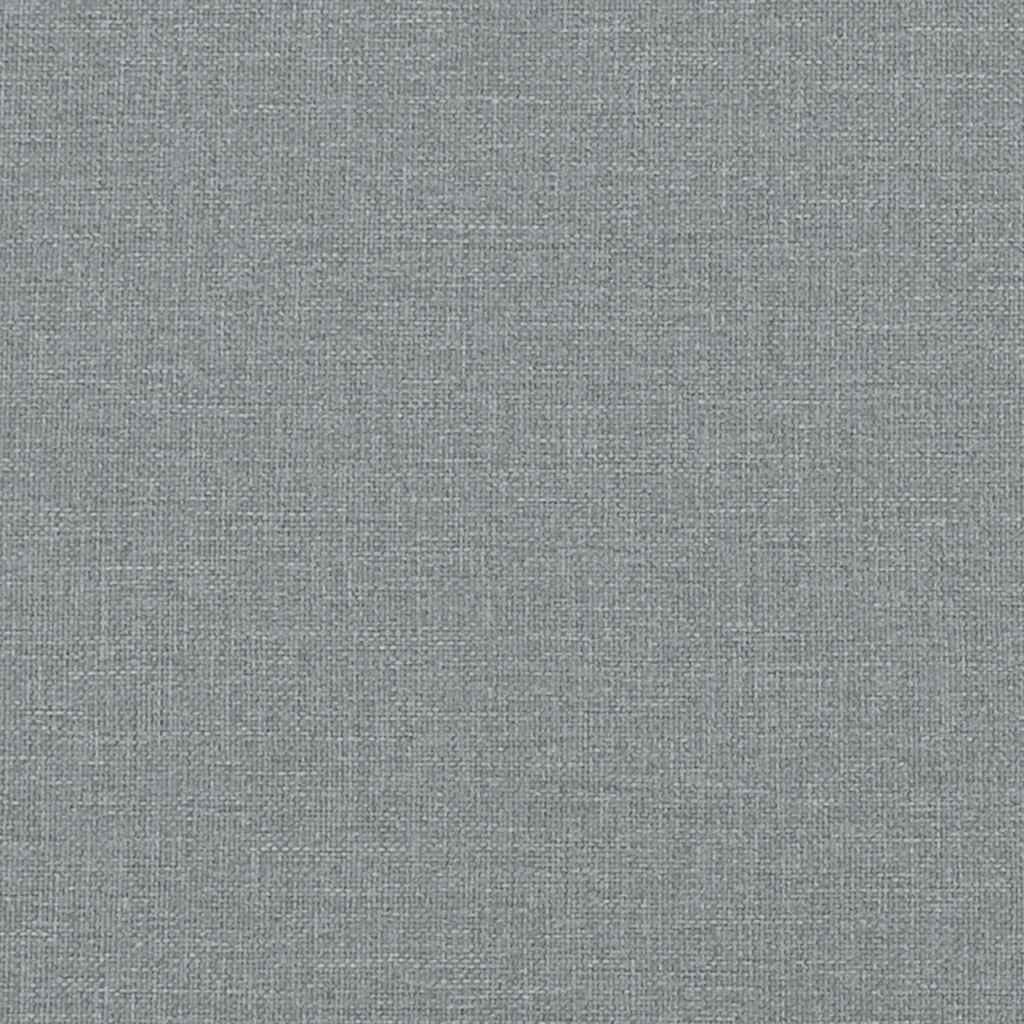 Krevet box spring s madracem svjetlosiva 160x200 cm tkanina