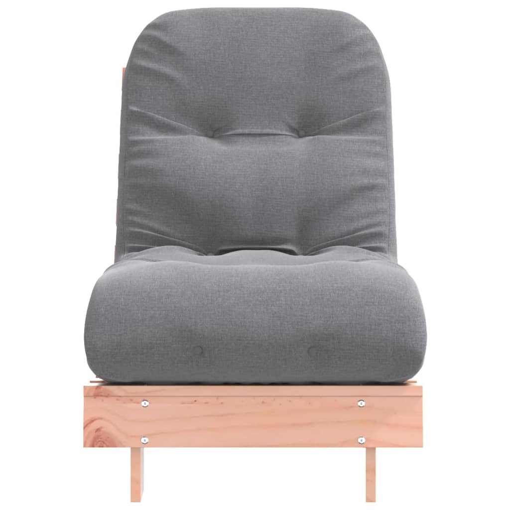 Futon na razvlačenje s madracem 60x206x11 cm masivna duglazija