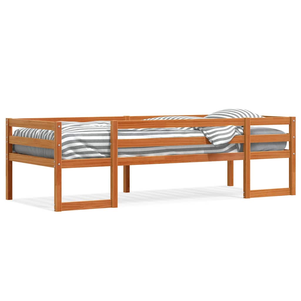 Okvir za dječji krevet voštano smeđi 90 x 200 cm borovina