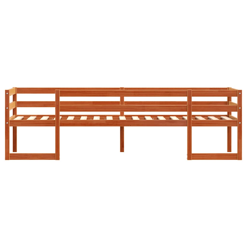 Okvir za dječji krevet voštano smeđi 90 x 200 cm borovina