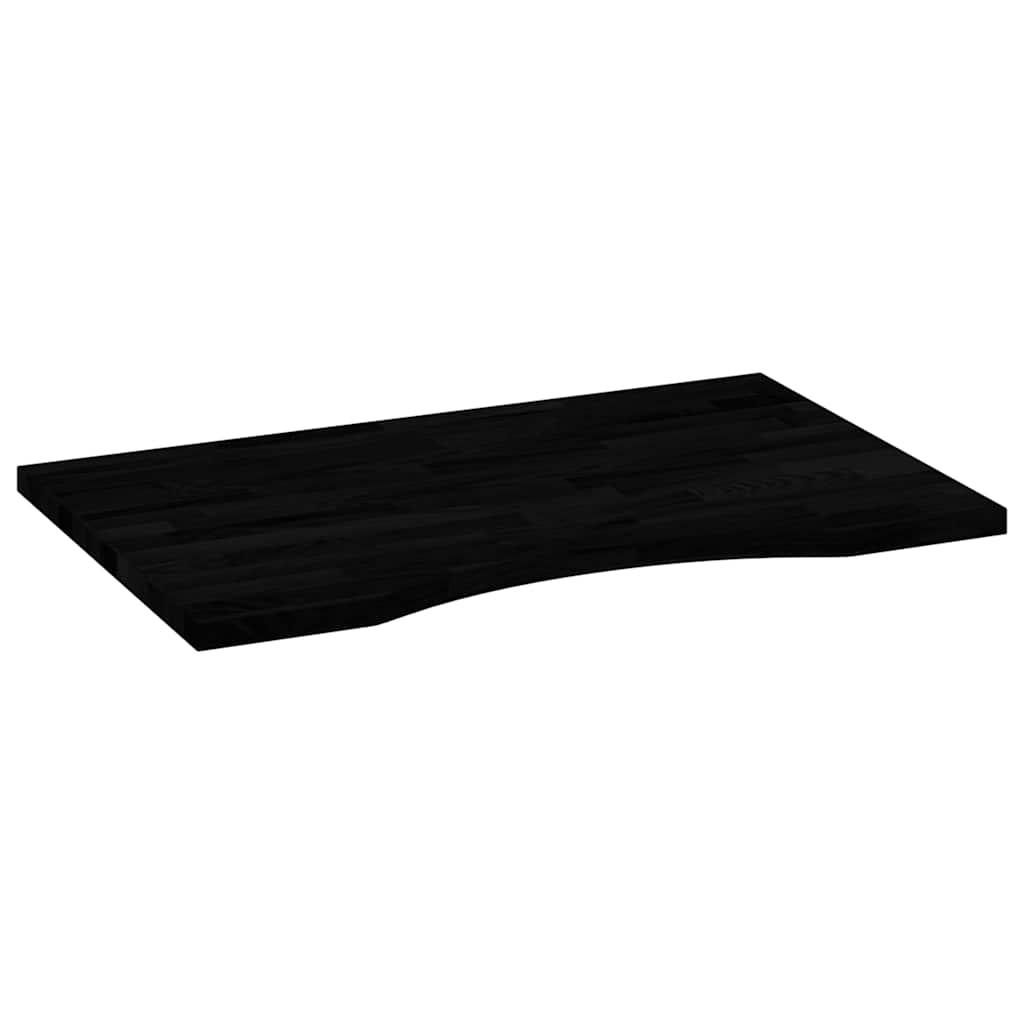 Ploča za radni stol tamnosmeđa 80x60x2,5 cm drveni pravokutni