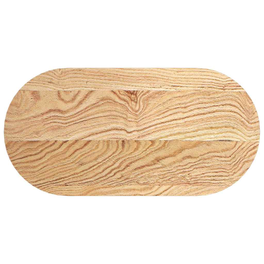 Ploča stola 80x40x2 cm Masivno drvo Hrast Ovalni