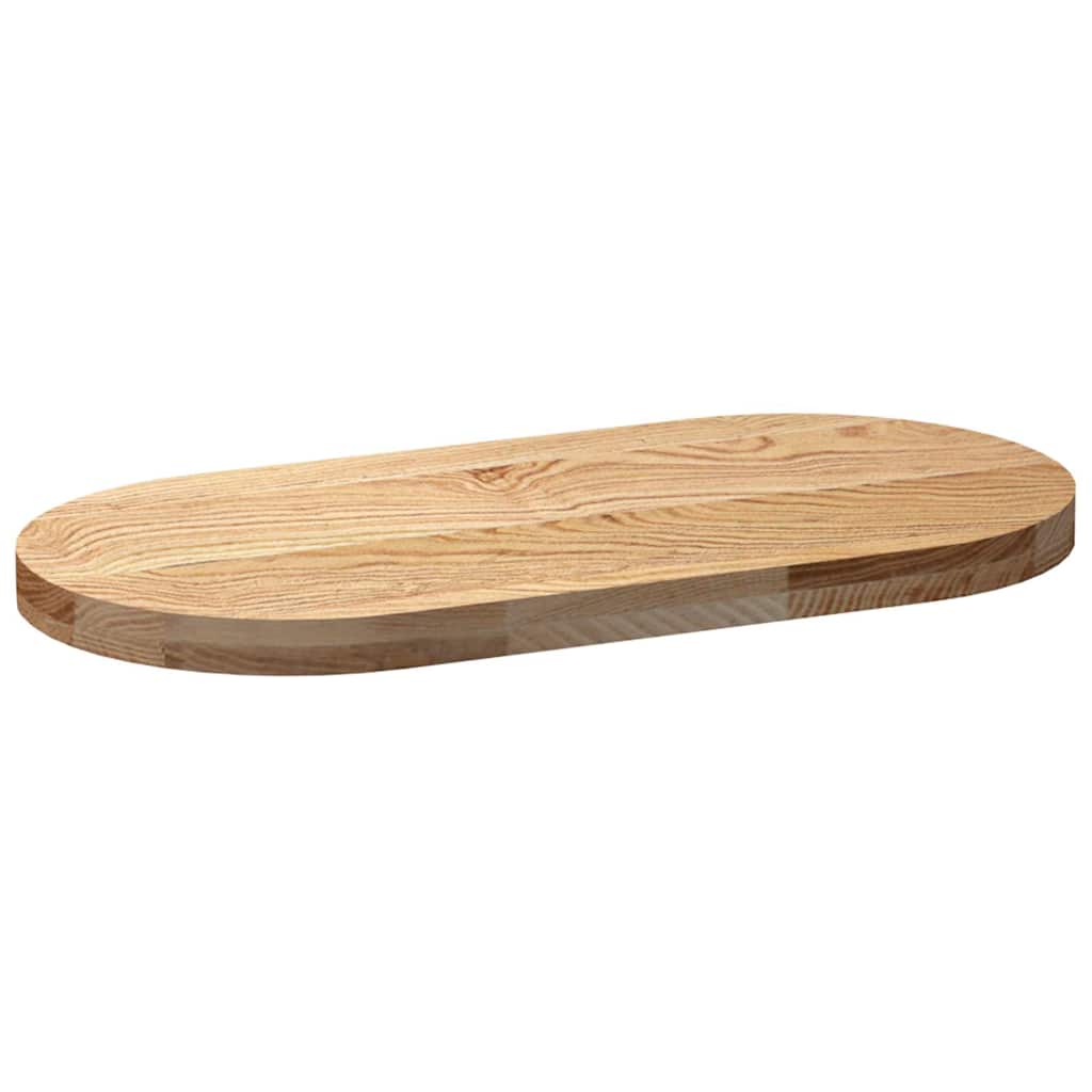 Stolna ploča 80x40x4 cm od ovalna masivna hrastovina