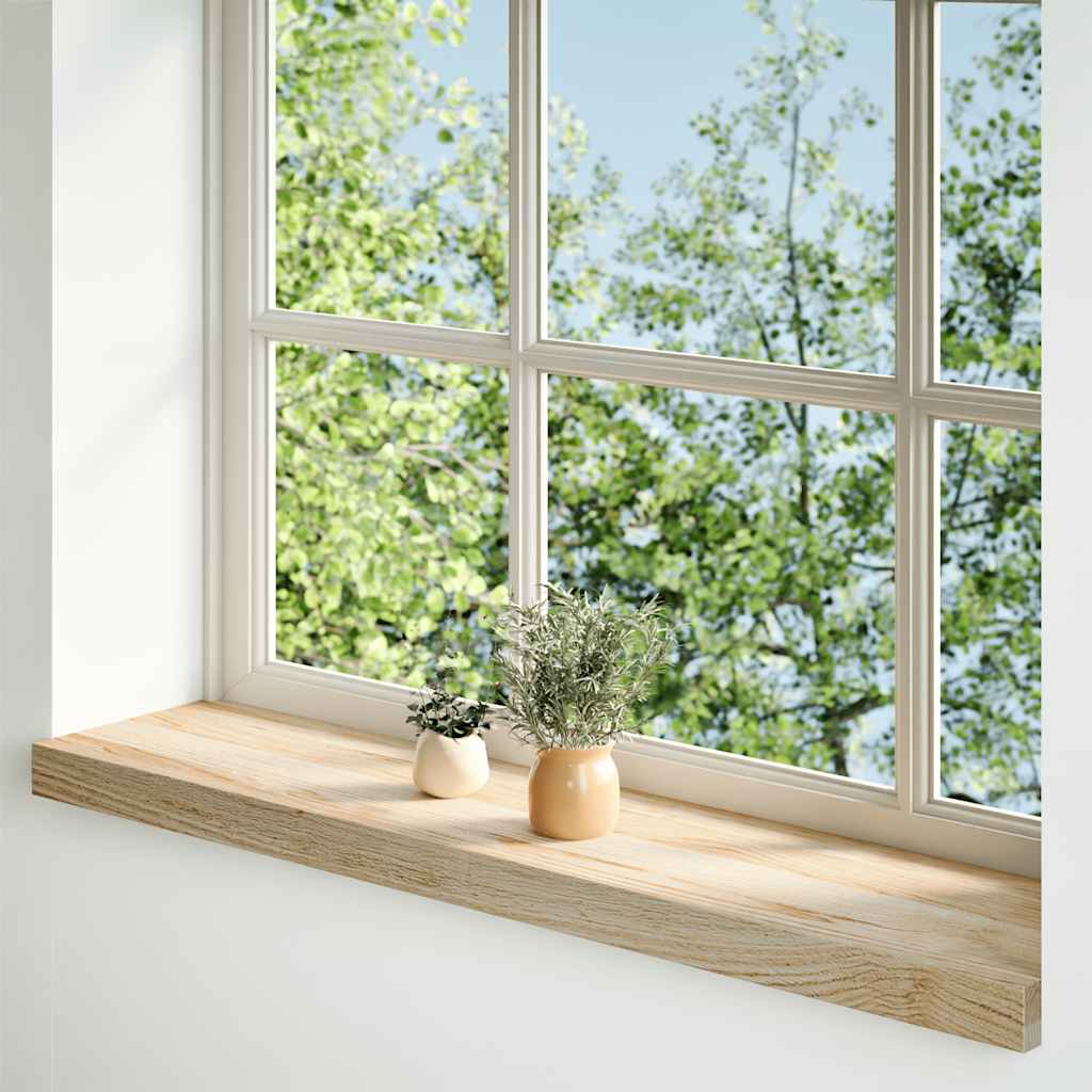 Prozorske klupice 2 kom 70x20x2 cm netretirane masivne hrast