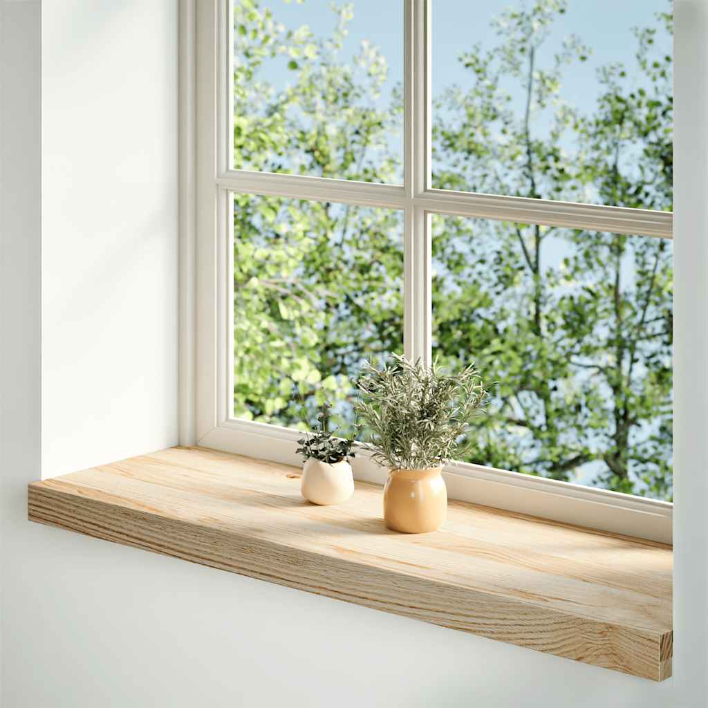 Prozorske klupice 2 kom 70x25x2 cm netretirane masivne hrast