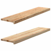 Prozorske klupice 2 kom 110x25x2 cm netretirane masivne hrast