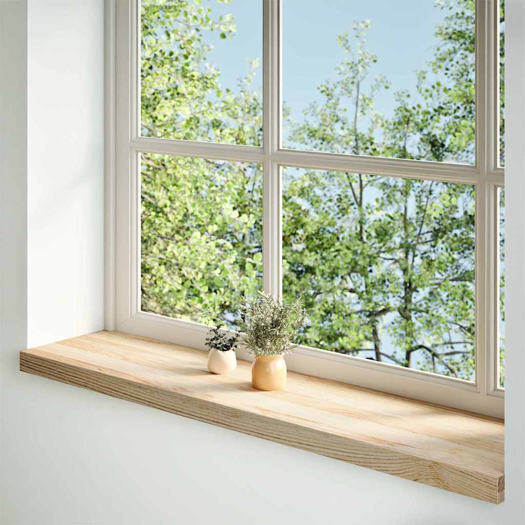Prozorske klupice 2 kom 120x25x2 cm netretirane masivne hrast