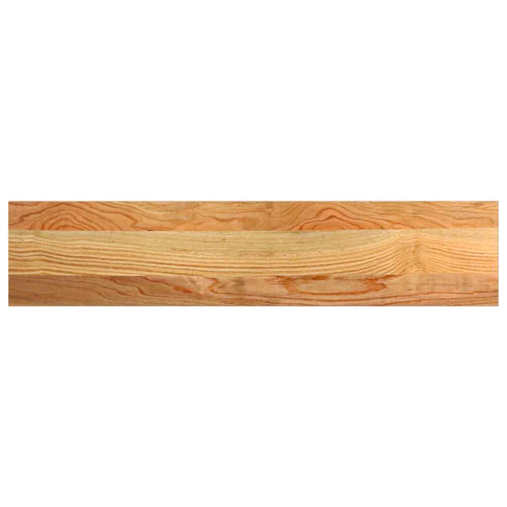 Prozorske klupice 2 kom svijetlosmeđe 70x15x2 cm masivne hrast