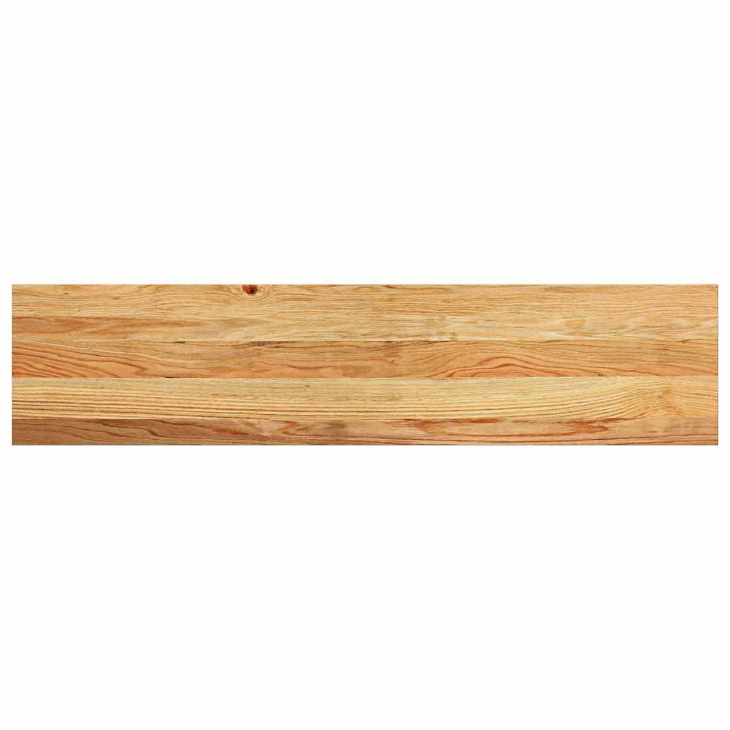 Prozorske klupice 2 kom svijetlosmeđe 110x30x2 cm masivne hrast