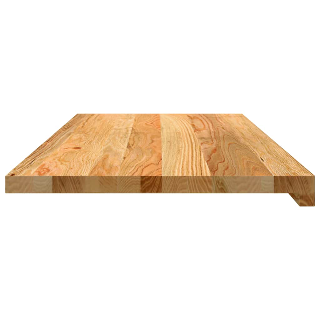 Prozorske klupice 2 kom svijetlosmeđe 90x40x2 cm masivne hrast