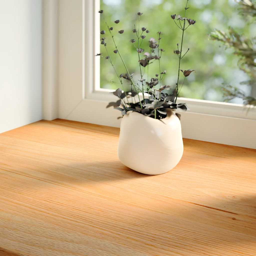Prozorske klupice 2 kom svijetlosmeđe 100x40x2 cm masivne hrast