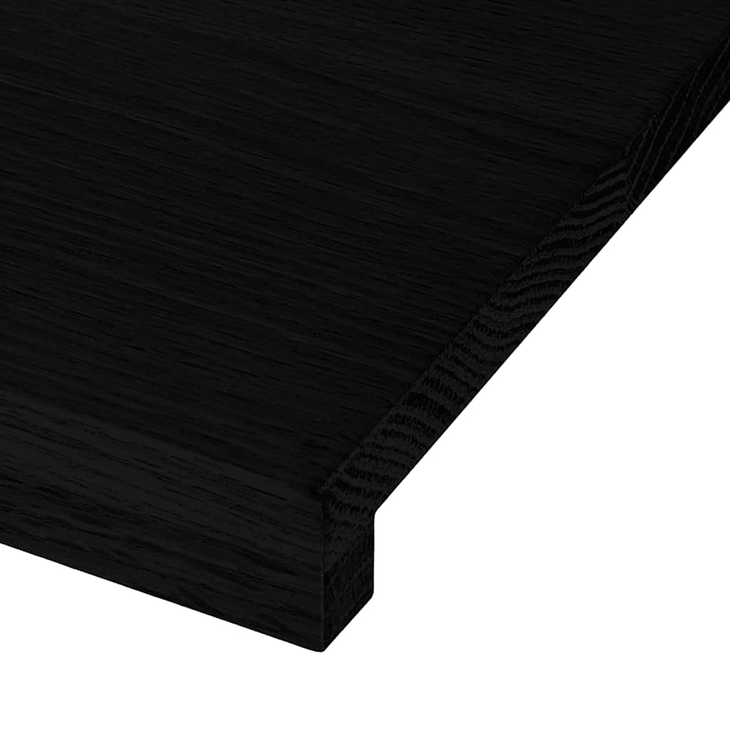Prozorske klupice 2 kom tamnosmeđe 90x20x2 cm masivne hrast