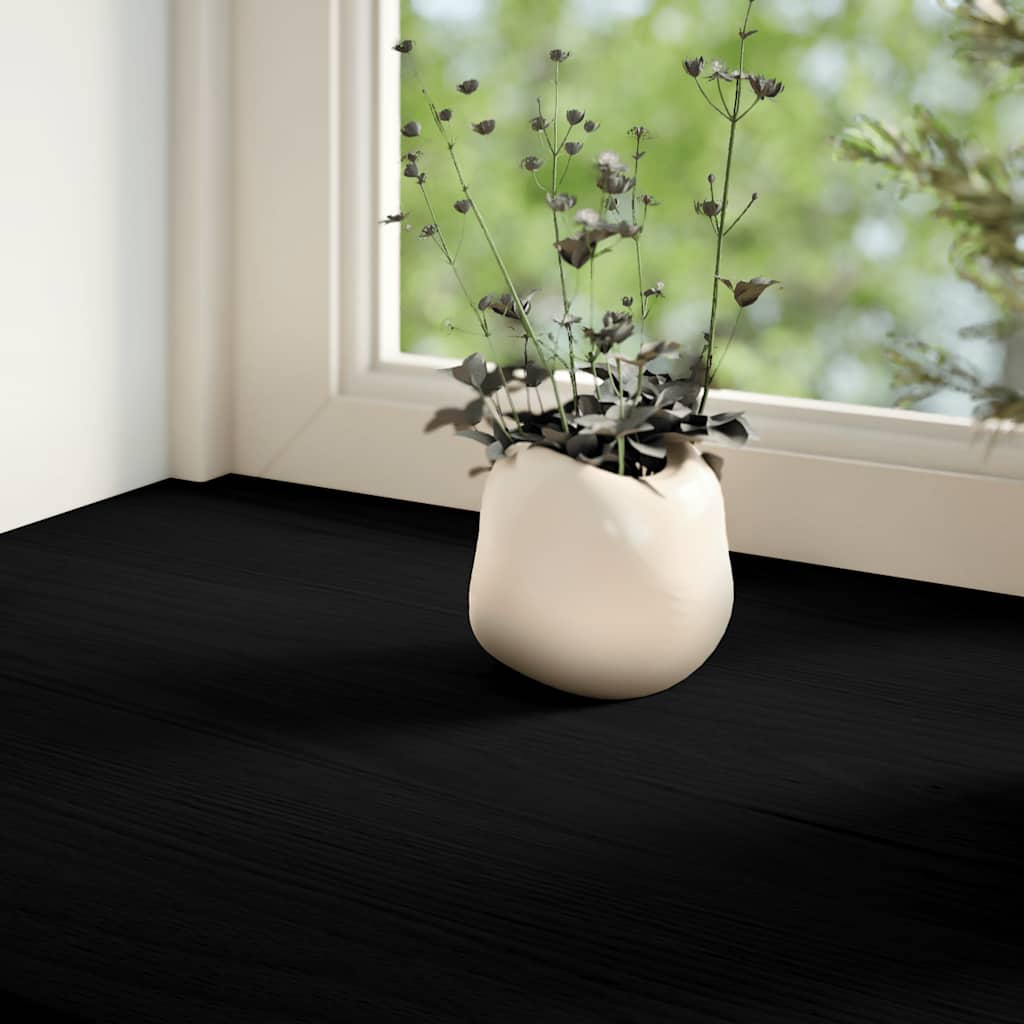 Prozorske klupice 2 kom tamnosmeđe 110x25x2 cm masivne hrast