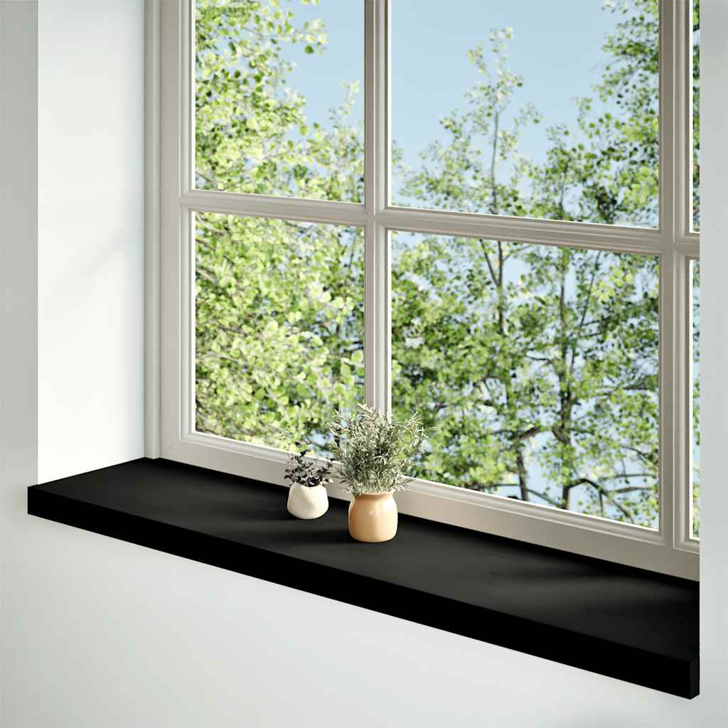 Prozorske klupice 2 kom tamnosmeđe 110x30x2 cm masivne hrast