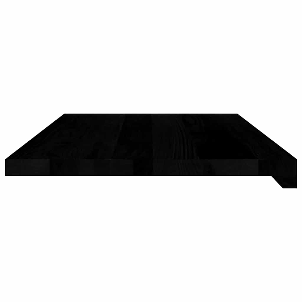 Prozorske klupice 2 kom tamnosmeđe 70x40x2 cm masivne hrast