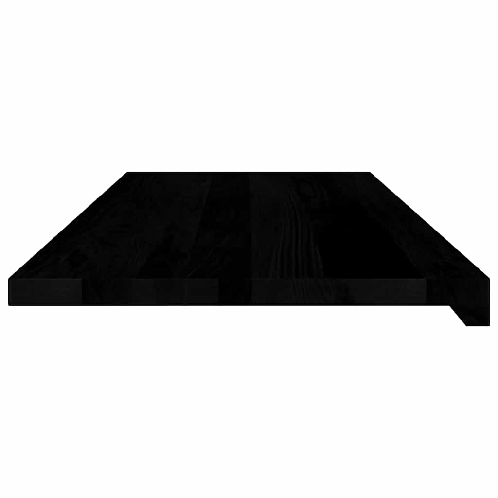 Prozorske klupice 2 kom tamnosmeđe 100x40x2 cm masivne hrast