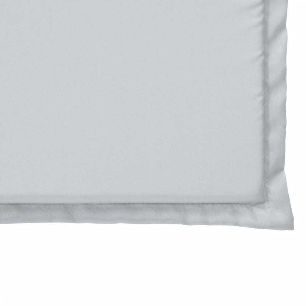 Vrtne podloge za sjedalo 4kom svijetlosive 45x45x2cm četvrtaste