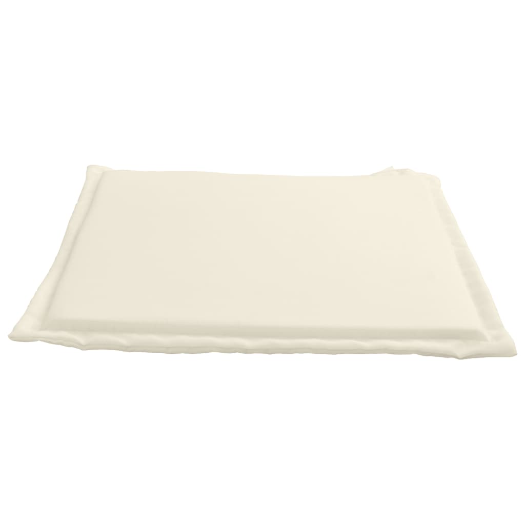 Vrtne podloge za sjedalo 4 kom krem 45x45x2 cm četvrtaste