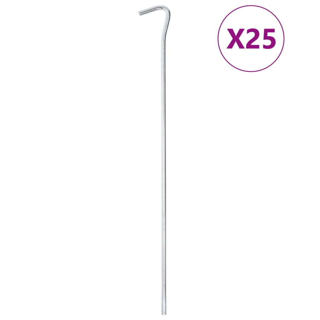 Klinovi za šator 25 kom 30 cm Ø 7 mm od pocinčanog čelika