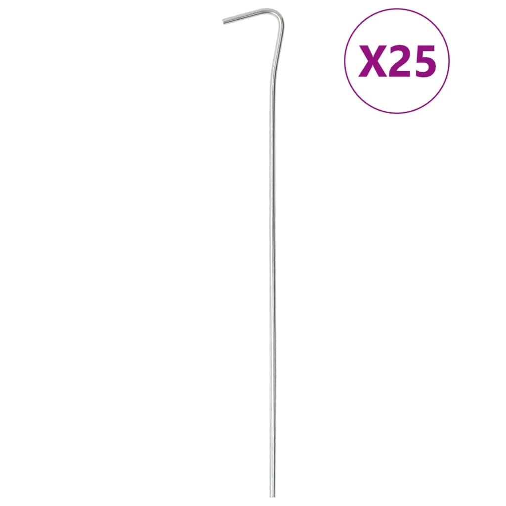 Klinovi za šator 25 kom 23 cm Ø 3 mm od pocinčanog čelika
