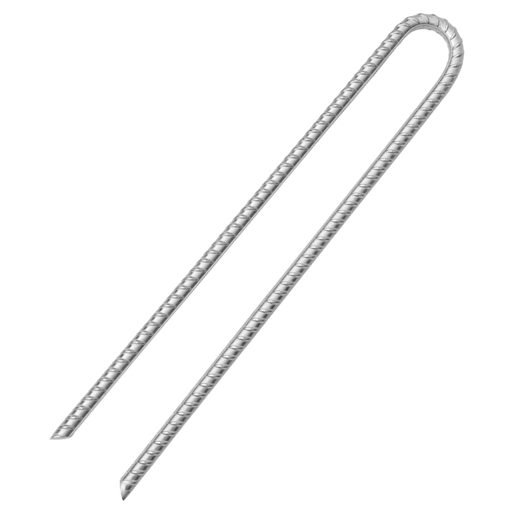 Klinovi za šator U-oblika 12 kom 41,5 cm Ø12 mm pocinčani čelik