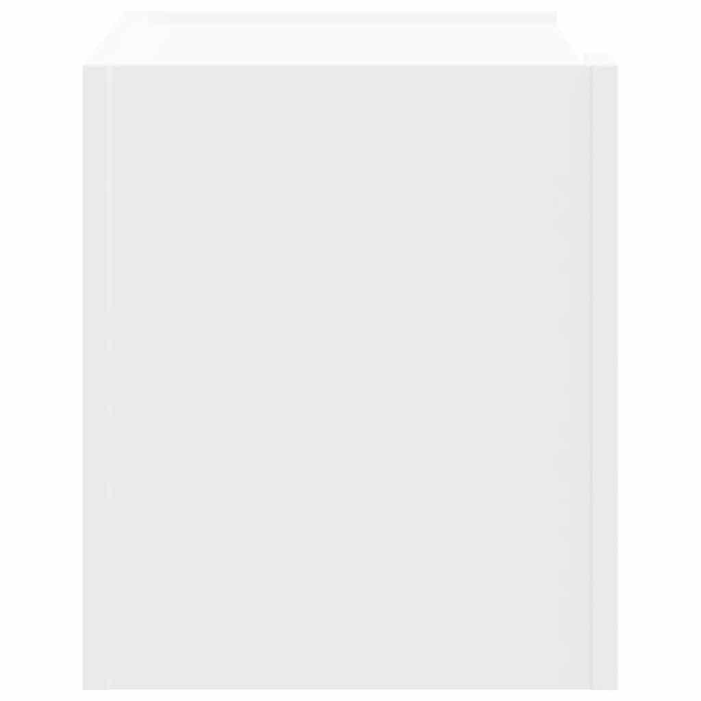 Zidni noćni ormarići 2 kom bijeli 45 x 30 x 35 cm
