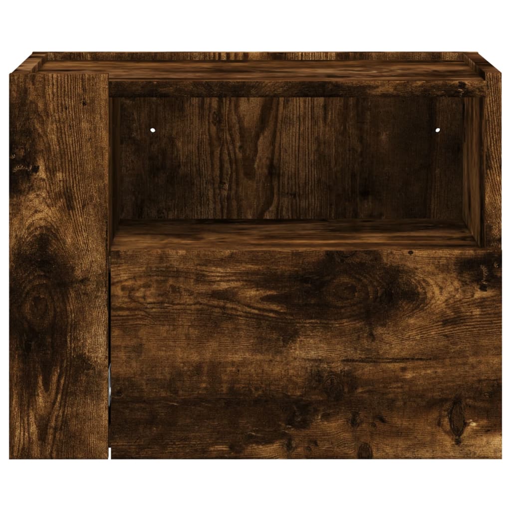 Zidni noćni ormarić boja dimljenog hrasta 45 x 30 x 35 cm