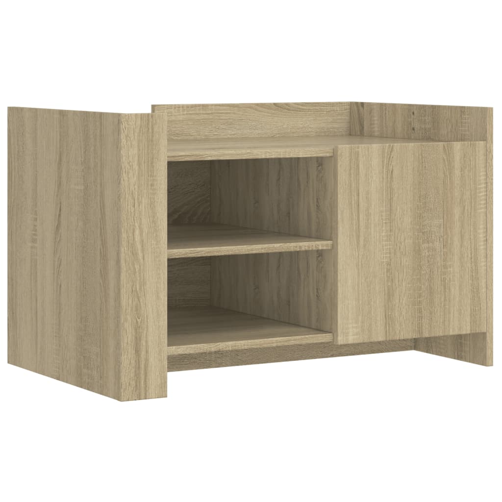Stolić za kavu boja hrasta 80 x 50 x 50 cm konstruirano drvo