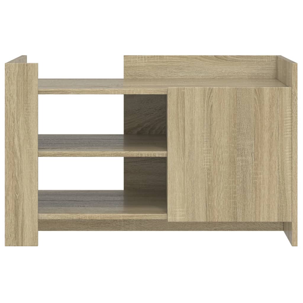 Stolić za kavu boja hrasta 80 x 50 x 50 cm konstruirano drvo
