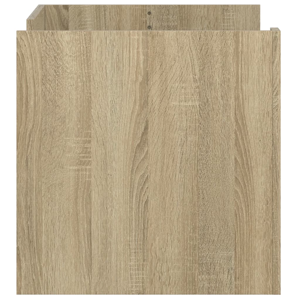 Stolić za kavu boja hrasta 80 x 50 x 50 cm konstruirano drvo