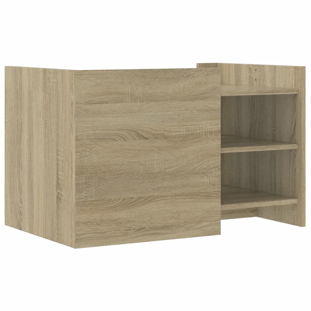 Stolić za kavu boja hrasta 80 x 50 x 50 cm konstruirano drvo