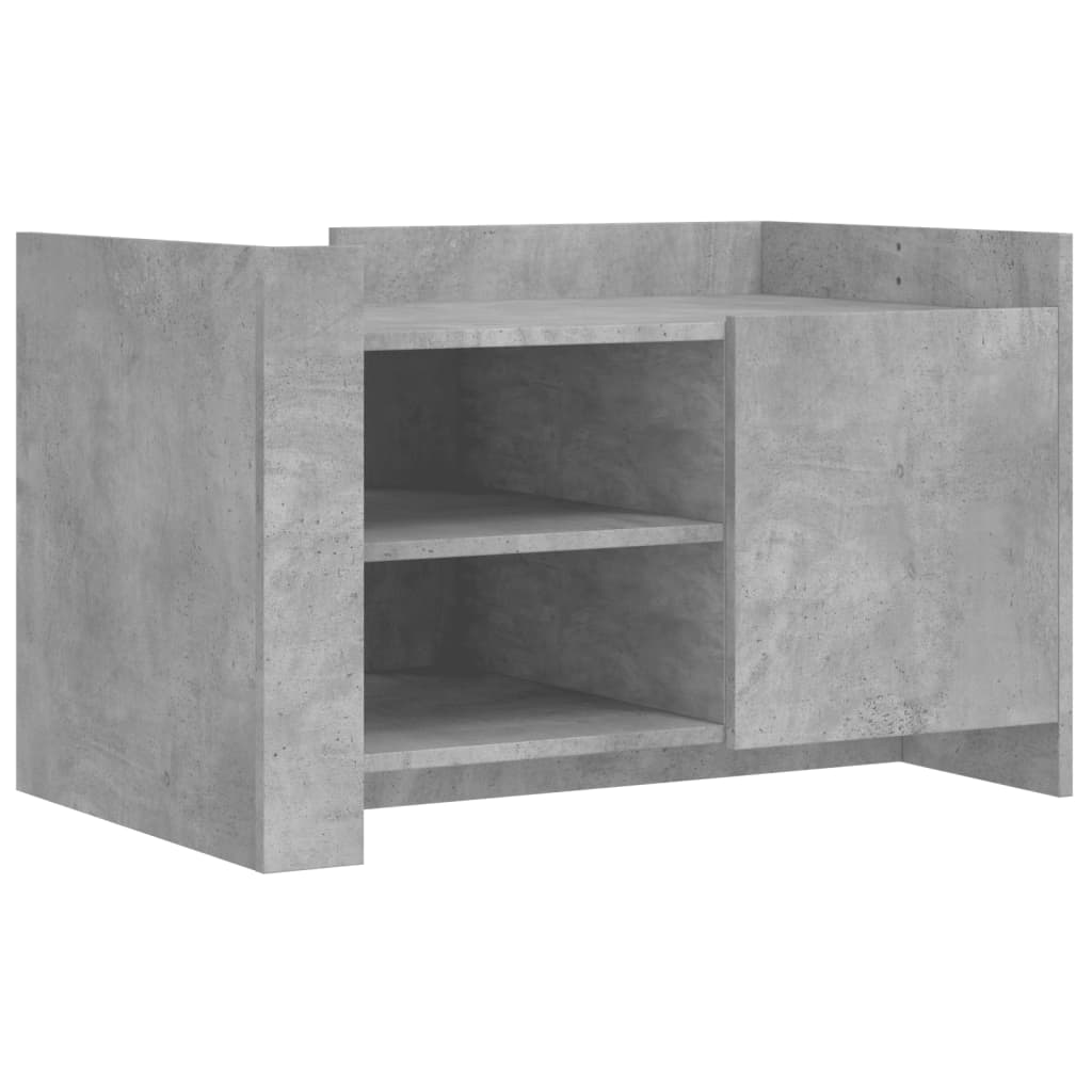 Stolić za kavu siva boja betona 80x50x50 cm konstruirano drvo