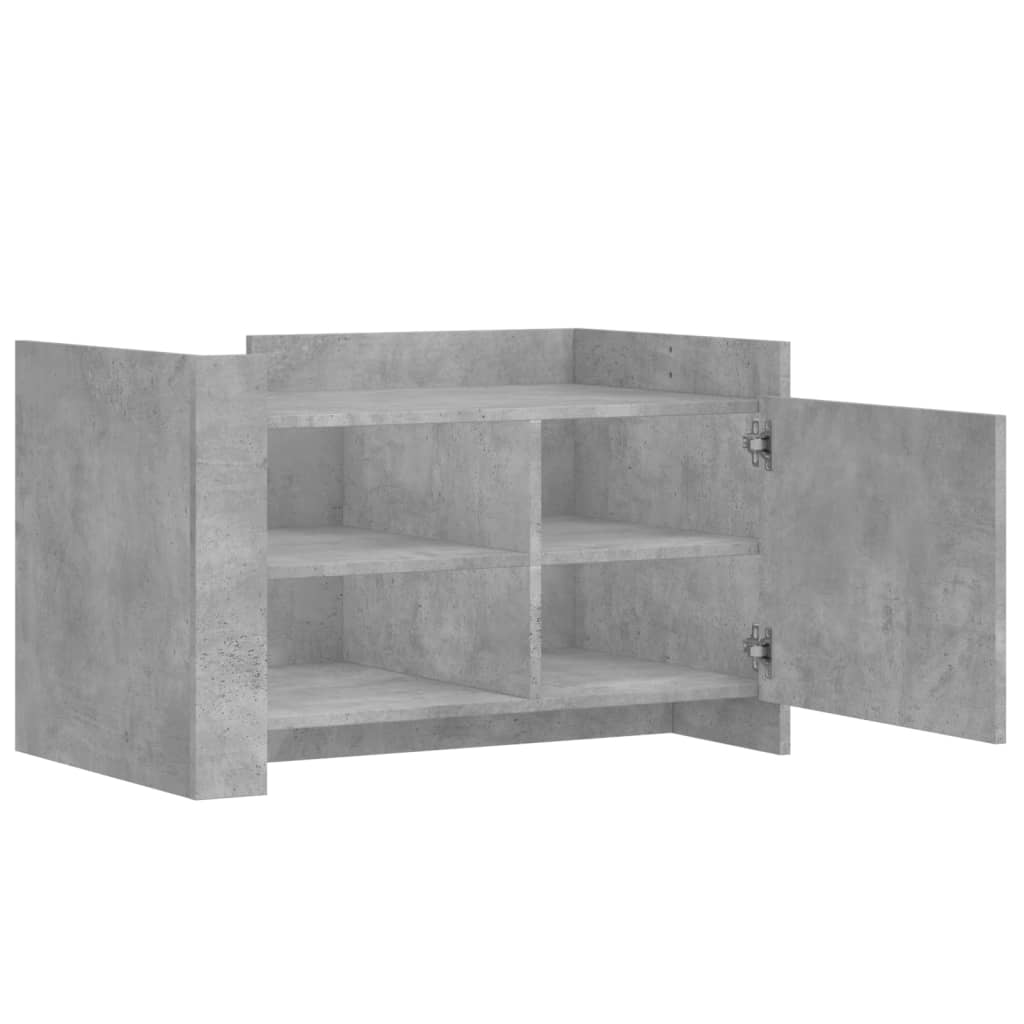 Stolić za kavu siva boja betona 80x50x50 cm konstruirano drvo