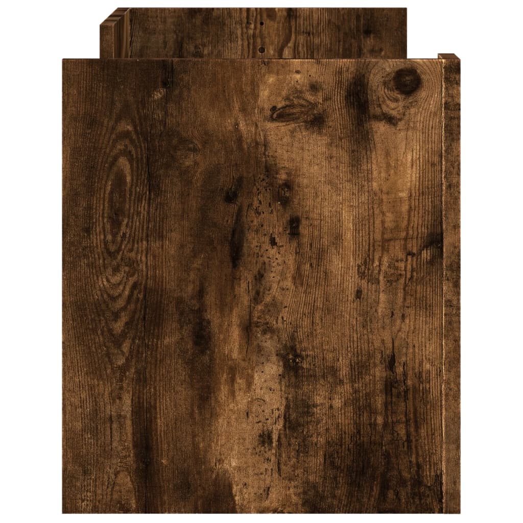 TV ormarić boja dimljenog hrasta 100x35x40 cm konstruirano drvo