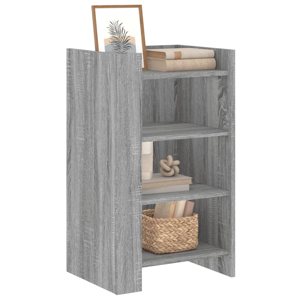 Komoda siva boja hrasta 45x35x75 cm od konstruiranog drva