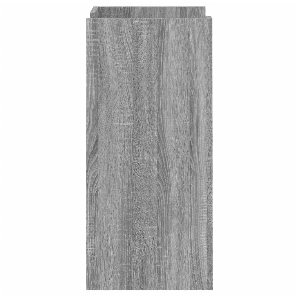 Komoda siva boja hrasta 45x35x75 cm od konstruiranog drva