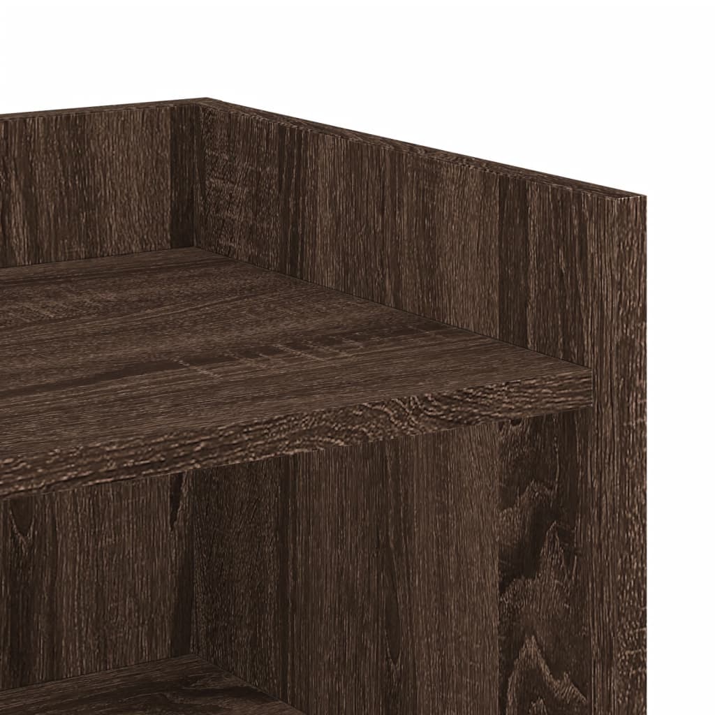 Komoda boja smeđeg hrasta 73,5x35x75 cm konstruirano drvo
